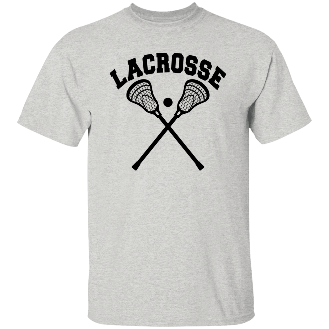 Lacrosse Arched Word with Sticks