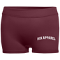 Ladies' Fitted Moisture-Wicking 2.5 inch Inseam Shorts