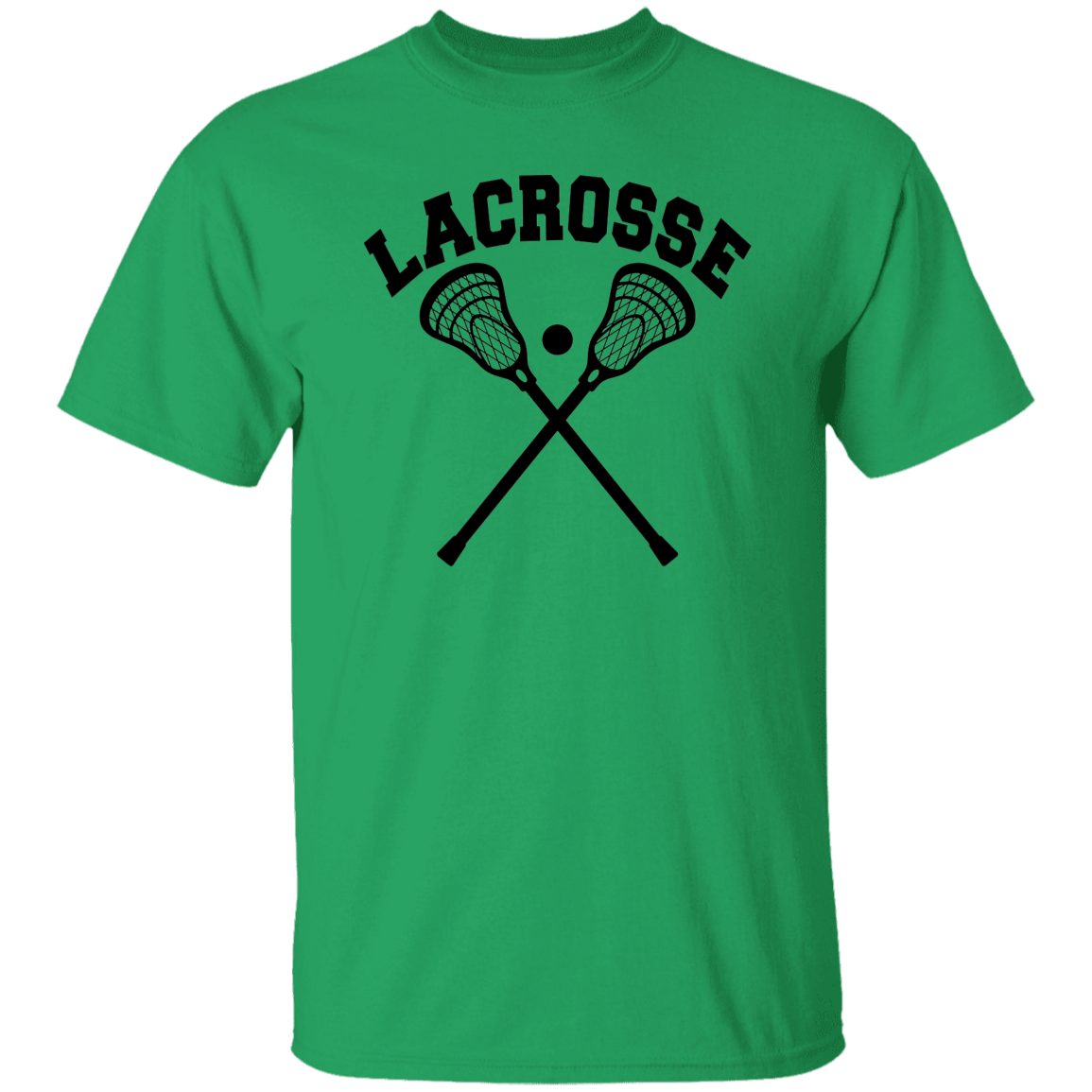Lacrosse Arched Word with Sticks