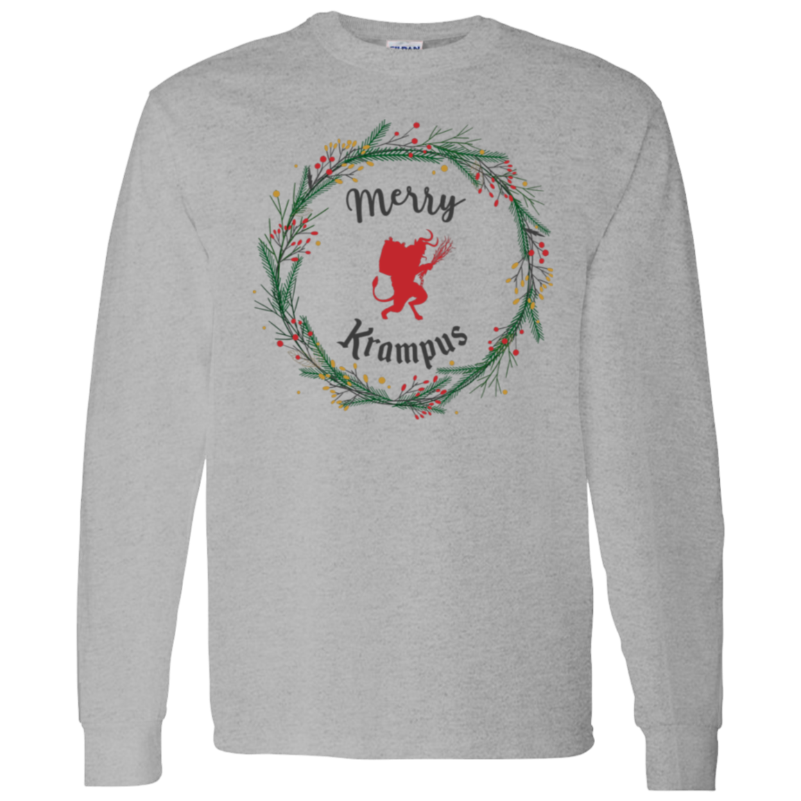 Merry Krampus Wreath