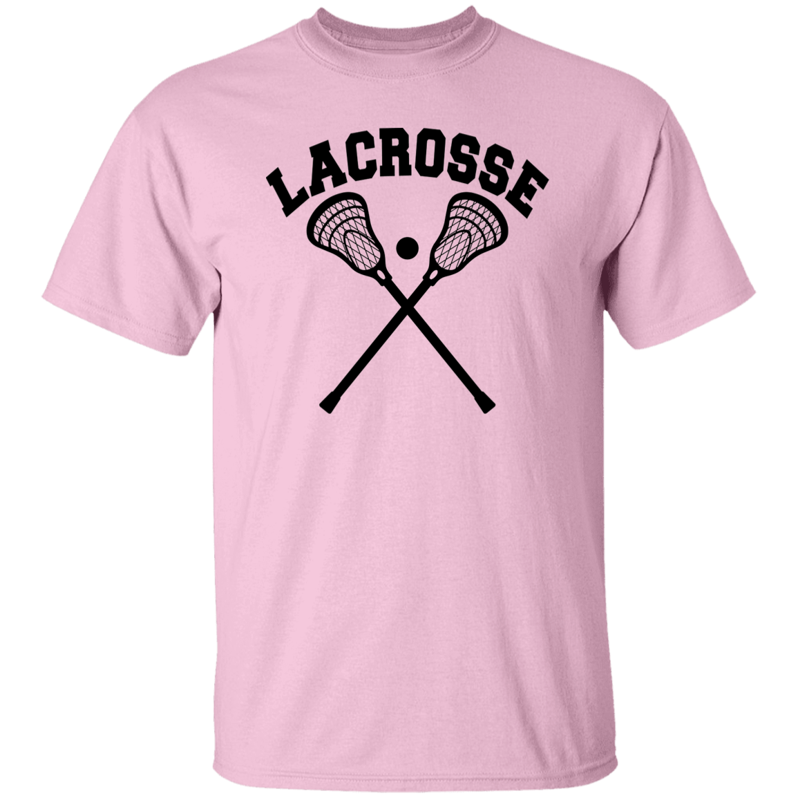Lacrosse Arched Word with Sticks