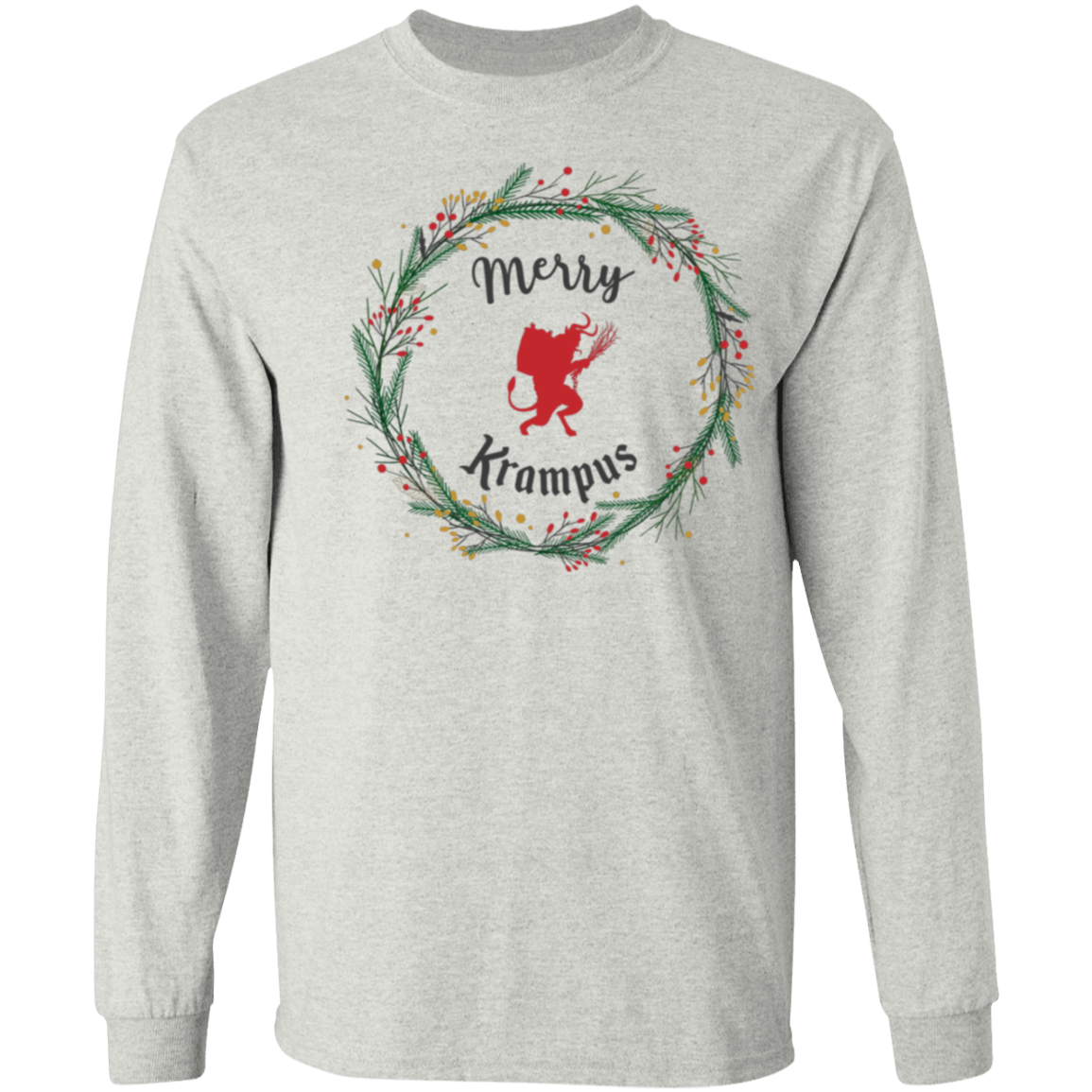 Merry Krampus Wreath