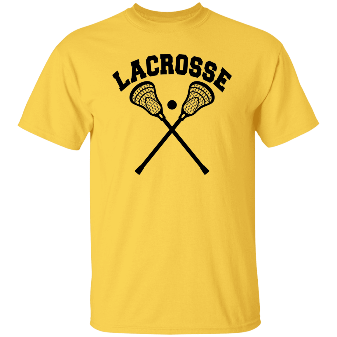 Lacrosse Arched Word with Sticks