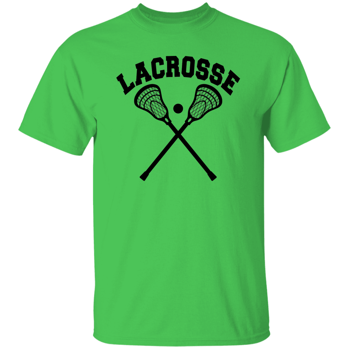 Lacrosse Arched Word with Sticks