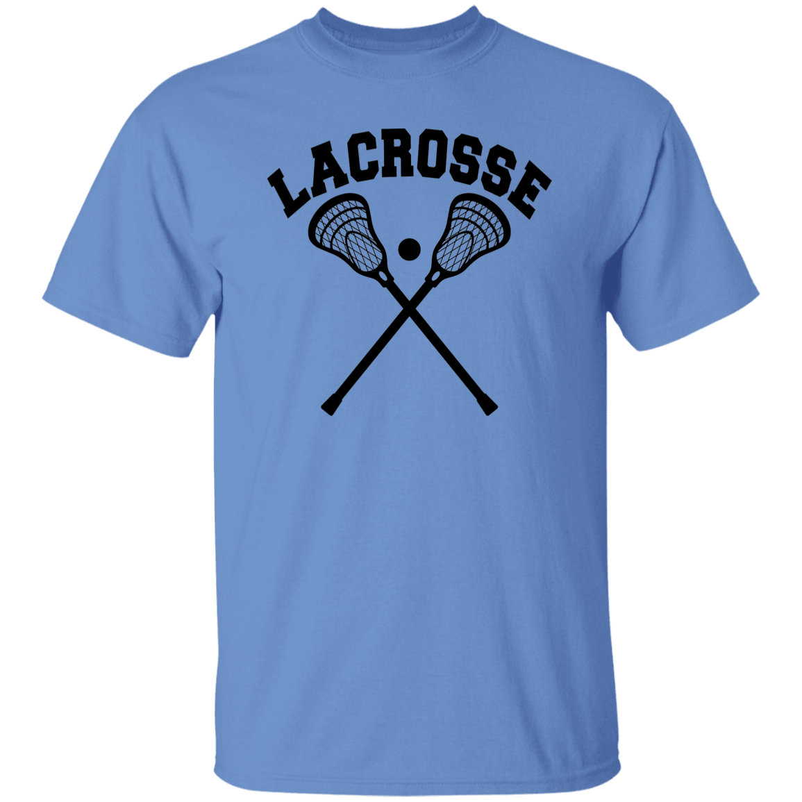 Lacrosse Arched Word with Sticks