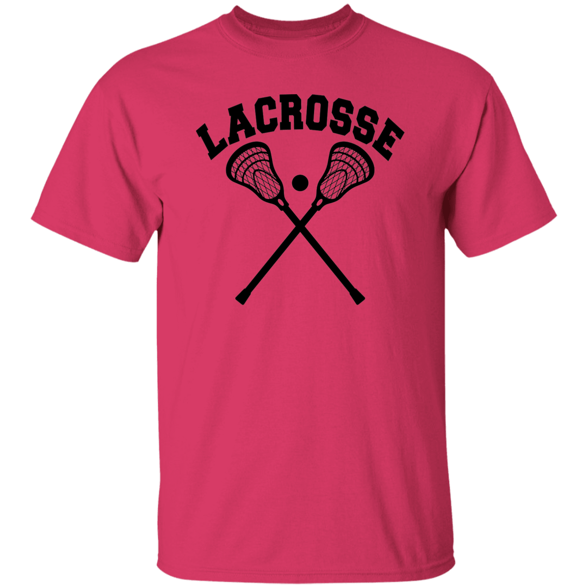 Lacrosse Arched Word with Sticks